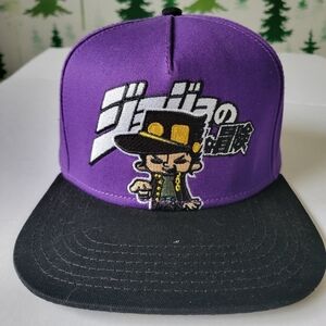 Jojo’s Bizarre Adventure Snapback Hat/Cap Loot Crate.